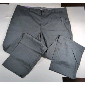 Ted Baker Men's Straight Fit Pants, Gray, Size 40X32